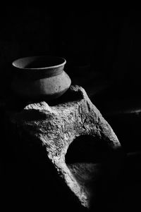 Close-up of food on table