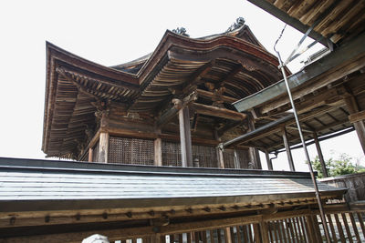 Low angle view of building against sky