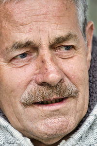 Close-up portrait of a man