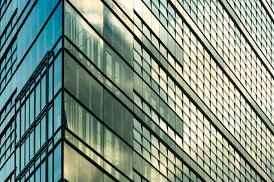 Low angle view of glass building