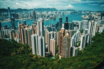 Aerial view of cityscape