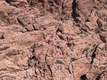 Full frame shot of rocks on landscape