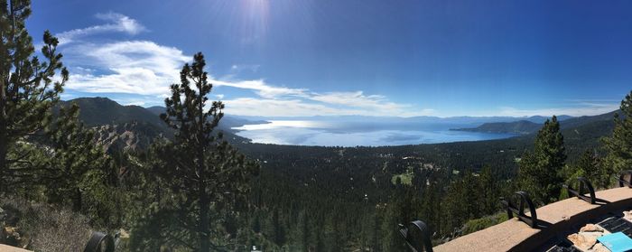 Panoramic view of landscape against sky