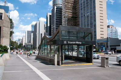 View of city buildings