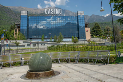 View of buildings in city