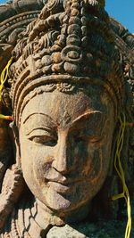 Close-up of buddha statue