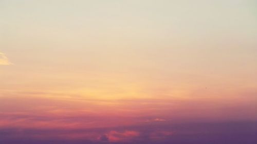 Scenic view of sky at sunset