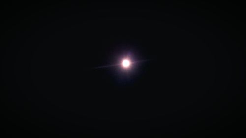 View of moon in sky at night