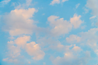 Low angle view of clouds in sky