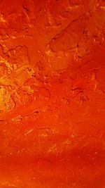 Full frame shot of orange water