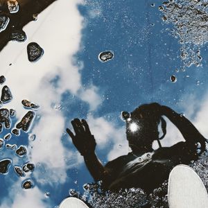 Person in water