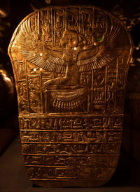 Close-up of illuminated light