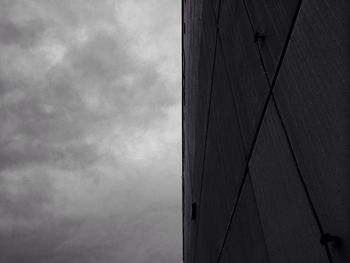 Low angle view of cloudy sky