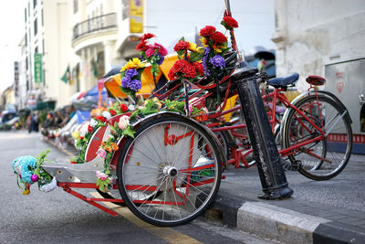 Bicycle in city