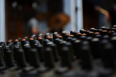 Close-up of pipes
