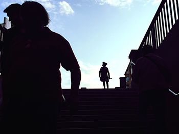 Low angle view of stairs