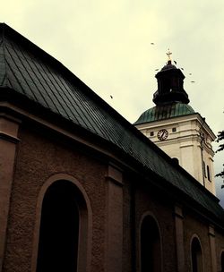 Low angle view of building against sky