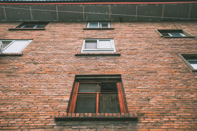 Low angle view of old building