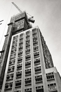 Low angle view of building against sky