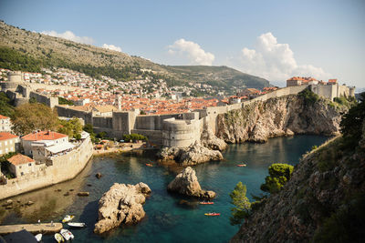 A overview of old-town / old city of dubrovnik