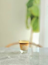 Close-up of drink on table