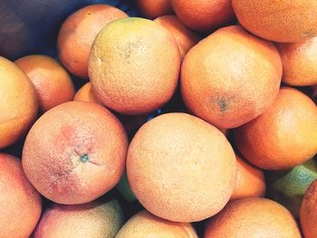 Full frame shot of oranges