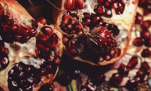 Full frame shot of christmas decorations