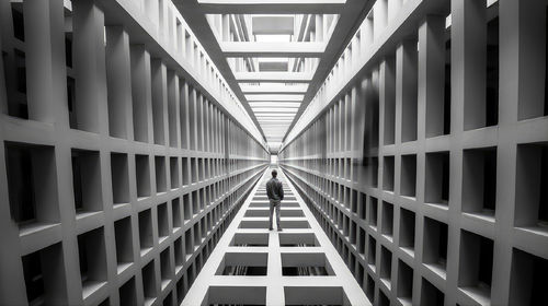 Urban landscape abstract image of house with person and light in the distance