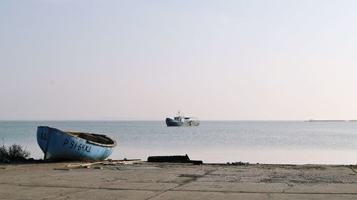 Boats at the sea