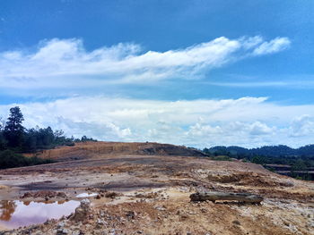 Scenic view of landscape against sky