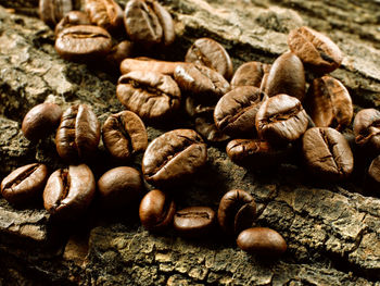 Close-up of coffee beans