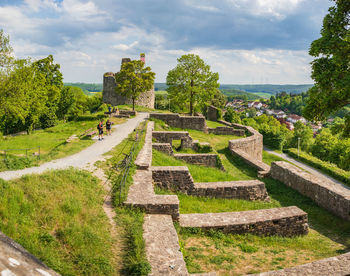 Old ruins against sky