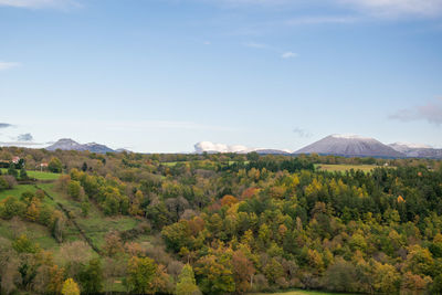 Scenic view of landscape against sky