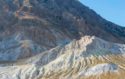 Volcanic crater stefanos in the lakki valley of the island nisyros greece