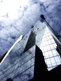 Low angle view of built structure against sky