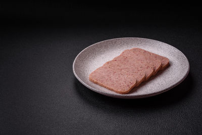 Close-up of cookies on table