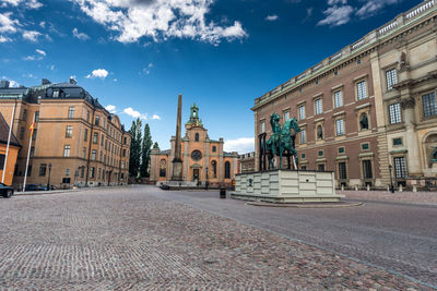 View of city street