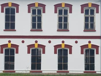 Full frame shot of residential building