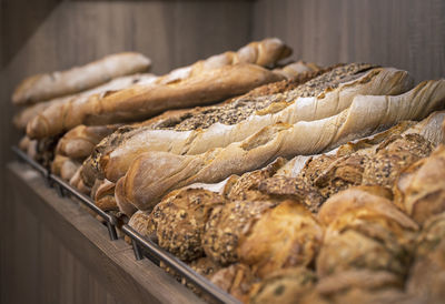 Close-up of meat for sale in store