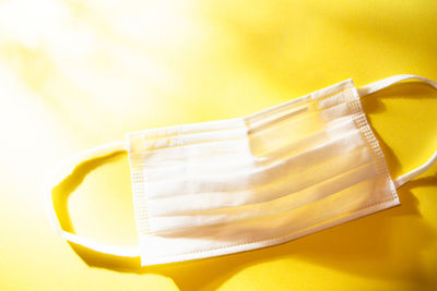 Close-up of paper over white background