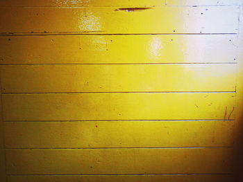 Full frame shot of yellow wall