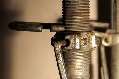 Close-up detail of metal