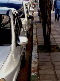 Cars in parking lot