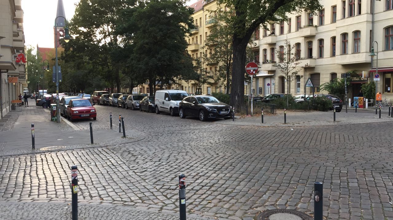 CARS ON CITY STREET