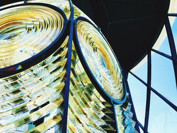 Low angle view of spiral staircase