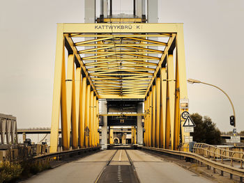 View of bridge in city