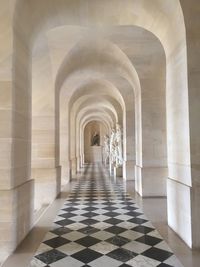 Corridor of historic building