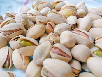Full frame shot of pistachios for sale