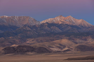 View of a desert