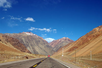 Between mendoza and the chilean border, on the ruta 7